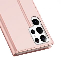 Kryty na mobil | Peňaženkové puzdro Dux Ducis Skin Pro ružové – Samsung Galaxy S23 Ultra | Kryty na mobil