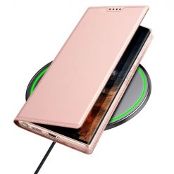 Kryty na mobil | Peňaženkové puzdro Dux Ducis Skin Pro ružové – Samsung Galaxy S23 Ultra | Kryty na mobil
