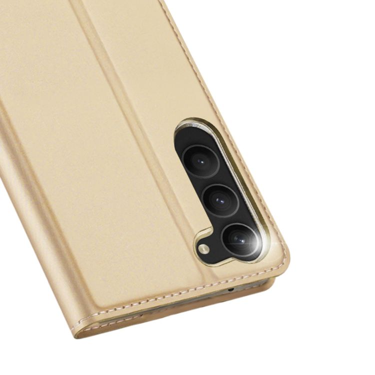 Peňaženkové puzdro Dux Ducis Skin Pro zlaté – Samsung Galaxy S23 | Kryty na mobil Kryty na mobil | Peňaženkové puzdro Dux Ducis Skin Pro zlaté – Samsung Galaxy S23 | Kryty na mobil