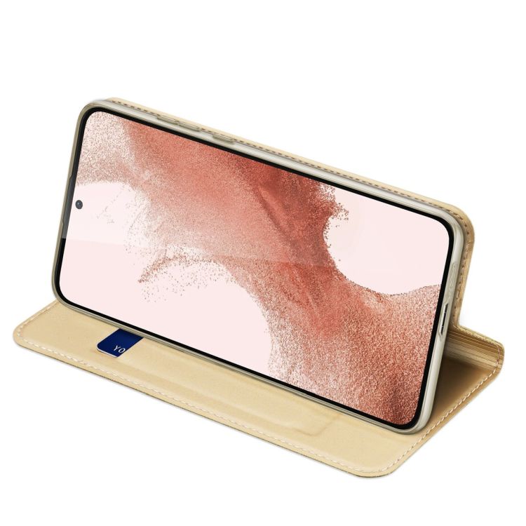 Peňaženkové puzdro Dux Ducis Skin Pro zlaté – Samsung Galaxy S23 | Kryty na mobil Kryty na mobil | Peňaženkové puzdro Dux Ducis Skin Pro zlaté – Samsung Galaxy S23 | Kryty na mobil