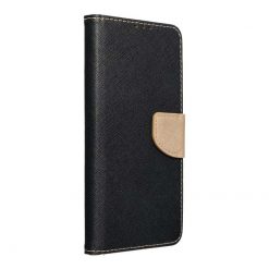 Kryty na mobil | Peňaženkové puzdro Fancy Book čierno-zlaté – Samsung Galaxy S23 | Kryty na mobil