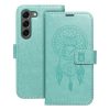 Kryty na mobil | Peňaženkové puzdro Mezzo mandala zelené – Samsung Galaxy S23 | Kryty na mobil