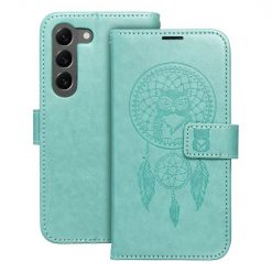 Peňaženkové puzdro Mezzo dreamcatcher zelené – Samsung Galaxy S23