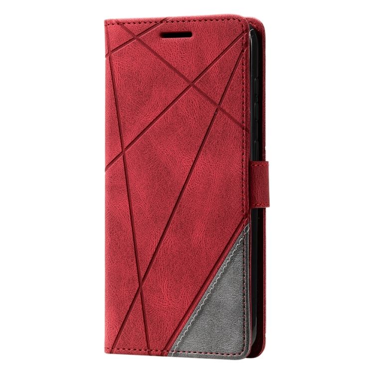 Knižkové puzdro Rhombus červené – Samsung Galaxy S23 | Kryty na mobil Kryty na mobil | Knižkové puzdro Rhombus červené – Samsung Galaxy S23 | Kryty na mobil