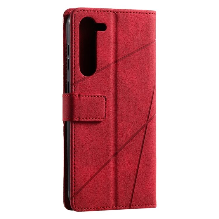 Knižkové puzdro Rhombus červené – Samsung Galaxy S23 | Kryty na mobil Kryty na mobil | Knižkové puzdro Rhombus červené – Samsung Galaxy S23 | Kryty na mobil