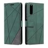 Knižkové puzdro Rhombus hnedé – Sony Xperia 10 IV | Kryty na mobil Kryty na mobil | Knižkové puzdro Rhombus hnedé – Sony Xperia 10 IV | Kryty na mobil