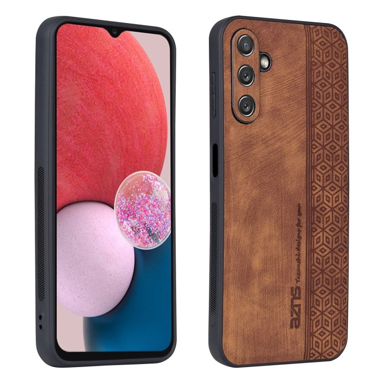 Kryt AZNS Embossed Skin case hnedý – Samsung Galaxy A14 4G/5G | Kryty na mobil Kryty na mobil | Kryt AZNS Embossed Skin case hnedý – Samsung Galaxy A14 4G/5G | Kryty na mobil