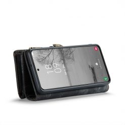 Kryty na mobil | Multifunkčné peňaženkové puzdro CaseMe Detachable čierne – Samsung Galaxy S23 | Kryty na mobil