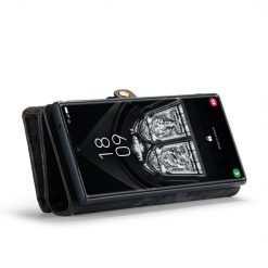 Kryty na mobil | Multifunkčné peňaženkové puzdro CaseMe Detachable čierne – Samsung Galaxy S23 Ultra | Kryty na mobil