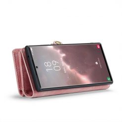 Kryty na mobil | Multifunkčné peňaženkové puzdro CaseMe Detachable ružové – Samsung Galaxy S23 Ultra | Kryty na mobil