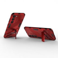 Kryty na mobil | Odolný Kryt Punk armor case červený – Samsung Galaxy S23 | Kryty na mobil