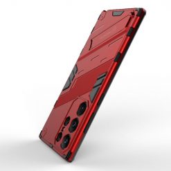 Kryty na mobil | Odolný Kryt Punk armor case červený – Samsung Galaxy S23 Ultra | Kryty na mobil