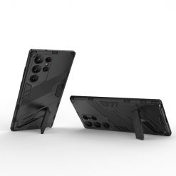 Kryty na mobil | Odolný Kryt Punk armor case čierny – Samsung Galaxy S23 Ultra | Kryty na mobil