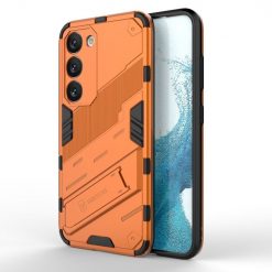 Kryty na mobil | Odolný Kryt Punk armor case oranžový – Samsung Galaxy S23 | Kryty na mobil