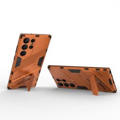 Kryty na mobil | Odolný Kryt Punk armor case oranžový – Samsung Galaxy S23 Ultra | Kryty na mobil