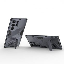 Kryty na mobil | Odolný Kryt Punk armor case sivý – Samsung Galaxy S23 Ultra | Kryty na mobil