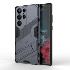 Kryty na mobil | Odolný Kryt Punk armor case sivý – Samsung Galaxy S23 Ultra | Kryty na mobil