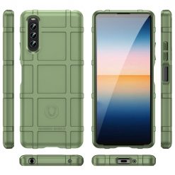 Kryty na mobil | Odolný kryt Rugged Shield zelený – Sony Xperia 10 IV | Kryty na mobil