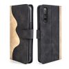 Kryty na mobil | Peňaženkové puzdro Dual Wavy Case hnedé – Sony Xperia 10 IV | Kryty na mobil