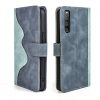 Kryty na mobil | Peňaženkové puzdro Dual Wavy Case zelené – Sony Xperia 10 IV | Kryty na mobil