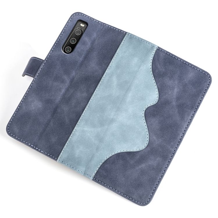 Peňaženkové puzdro Dual Wavy Case modré – Sony Xperia 10 IV | Kryty na mobil Kryty na mobil | Peňaženkové puzdro Dual Wavy Case modré – Sony Xperia 10 IV | Kryty na mobil