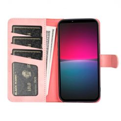 Kryty na mobil | Peňaženkové puzdro Dual Wavy Case ružové – Sony Xperia 10 IV | Kryty na mobil