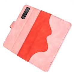 Kryty na mobil | Peňaženkové puzdro Dual Wavy Case ružové – Sony Xperia 10 IV | Kryty na mobil