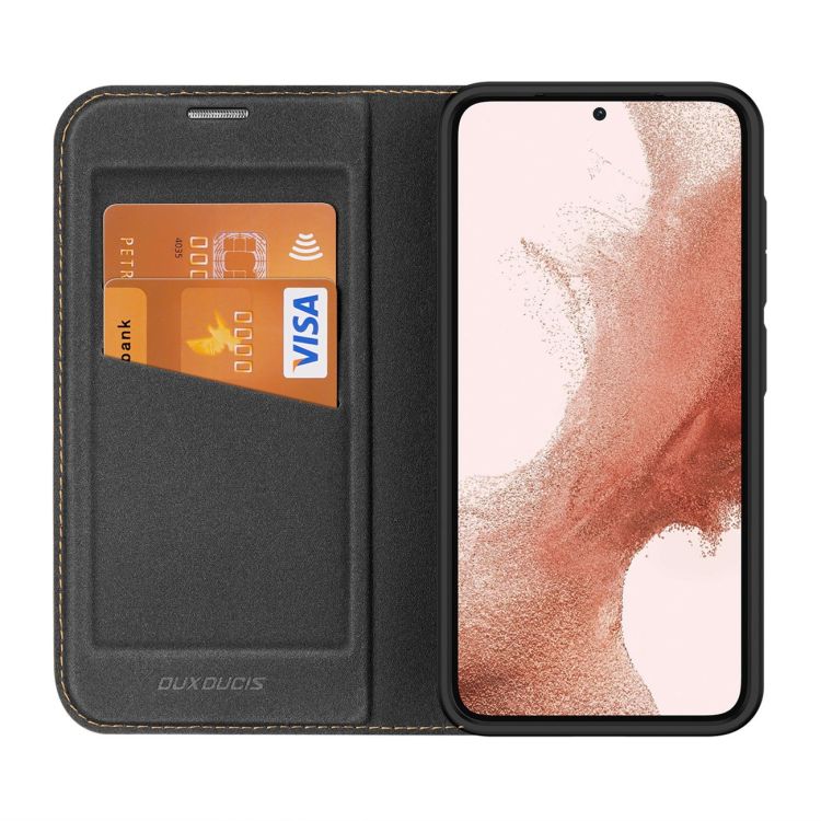Peňaženkové puzdro Dux Ducis Skin X2 čierne – Samsung Galaxy S23 | Kryty na mobil Kryty na mobil | Peňaženkové puzdro Dux Ducis Skin X2 čierne – Samsung Galaxy S23 | Kryty na mobil