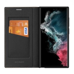 Kryty na mobil | Peňaženkové puzdro Dux Ducis Skin X2 čierne – Samsung Galaxy S23 Ultra | Kryty na mobil