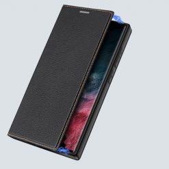 Kryty na mobil | Peňaženkové puzdro Dux Ducis Skin X2 čierne – Samsung Galaxy S23 Ultra | Kryty na mobil