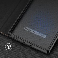 Kryty na mobil | Peňaženkové puzdro Dux Ducis Skin X2 čierne – Samsung Galaxy S23 Ultra | Kryty na mobil