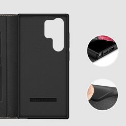 Kryty na mobil | Peňaženkové puzdro Dux Ducis Skin X2 čierne – Samsung Galaxy S23 Ultra | Kryty na mobil