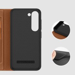 Kryty na mobil | Peňaženkové puzdro Dux Ducis Skin X2 hnedé – Samsung Galaxy S23 | Kryty na mobil
