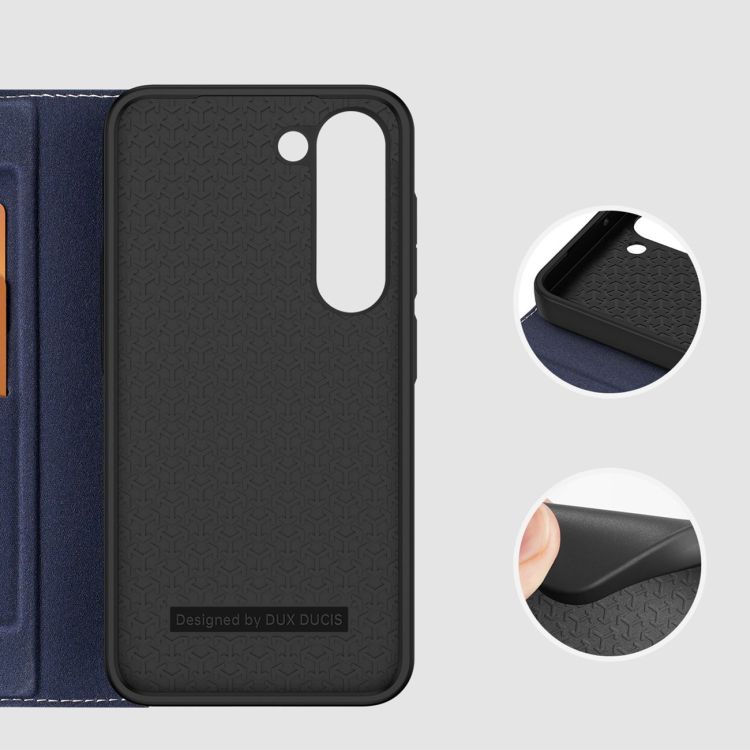 Peňaženkové puzdro Dux Ducis Skin X2 modré – Samsung Galaxy S23 | Kryty na mobil Kryty na mobil | Peňaženkové puzdro Dux Ducis Skin X2 modré – Samsung Galaxy S23 | Kryty na mobil