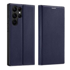 Kryty na mobil | Peňaženkové puzdro Dux Ducis Skin X2 modré – Samsung Galaxy S23 Ultra | Kryty na mobil