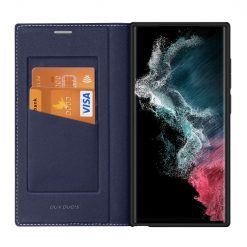 Kryty na mobil | Peňaženkové puzdro Dux Ducis Skin X2 modré – Samsung Galaxy S23 Ultra | Kryty na mobil