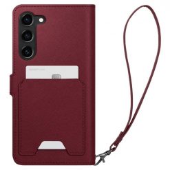 Kryty na mobil | Peňaženkové puzdro Spigen WALLET “S” PLUS bordové – Samsung Galaxy S23 | Kryty na mobil