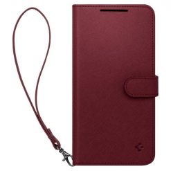 Kryty na mobil | Peňaženkové puzdro Spigen WALLET “S” PLUS bordové – Samsung Galaxy S23+ (S23 Plus) | Kryty na mobil