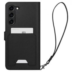 Kryty na mobil | Peňaženkové puzdro Spigen WALLET “S” PLUS čierne – Samsung Galaxy S23+ (S23 Plus) | Kryty na mobil