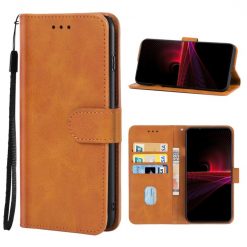 Kryty na mobil | Peňaženkové puzdro Splendid case hnedé – Sony Xperia 1 IV | Kryty na mobil