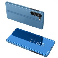 Kryty na mobil | Priehľadný kryt Clear View Case modrý – Samsung Galaxy S23 | Kryty na mobil