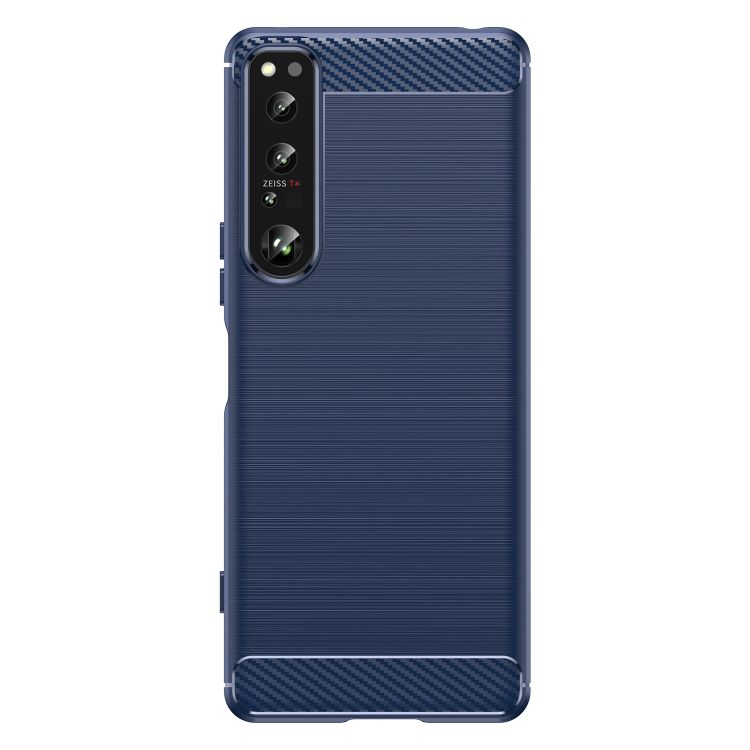Zadný Kryt Carbon modrý – Sony Xperia 1 IV | Kryty na mobil Kryty na mobil | Zadný Kryt Carbon modrý – Sony Xperia 1 IV | Kryty na mobil