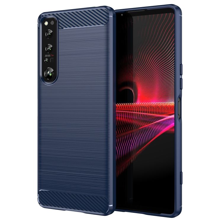 Zadný Kryt Carbon modrý – Sony Xperia 1 IV | Kryty na mobil Kryty na mobil | Zadný Kryt Carbon modrý – Sony Xperia 1 IV | Kryty na mobil