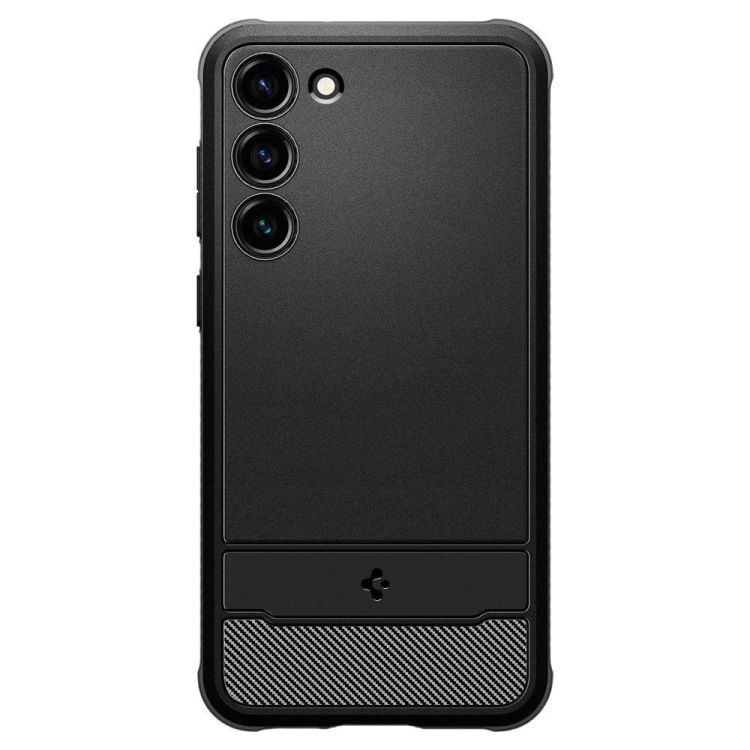 Zadný kryt Spigen Rugged Armor čierny – Samsung Galaxy S23 | Kryty na mobil Kryty na mobil | Zadný kryt Spigen Rugged Armor čierny – Samsung Galaxy S23 | Kryty na mobil