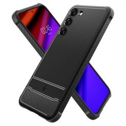 Zadný kryt Spigen Rugged Armor čierny – Samsung Galaxy S23 | Kryty na mobil Kryty na mobil | Zadný kryt Spigen Rugged Armor čierny – Samsung Galaxy S23 | Kryty na mobil