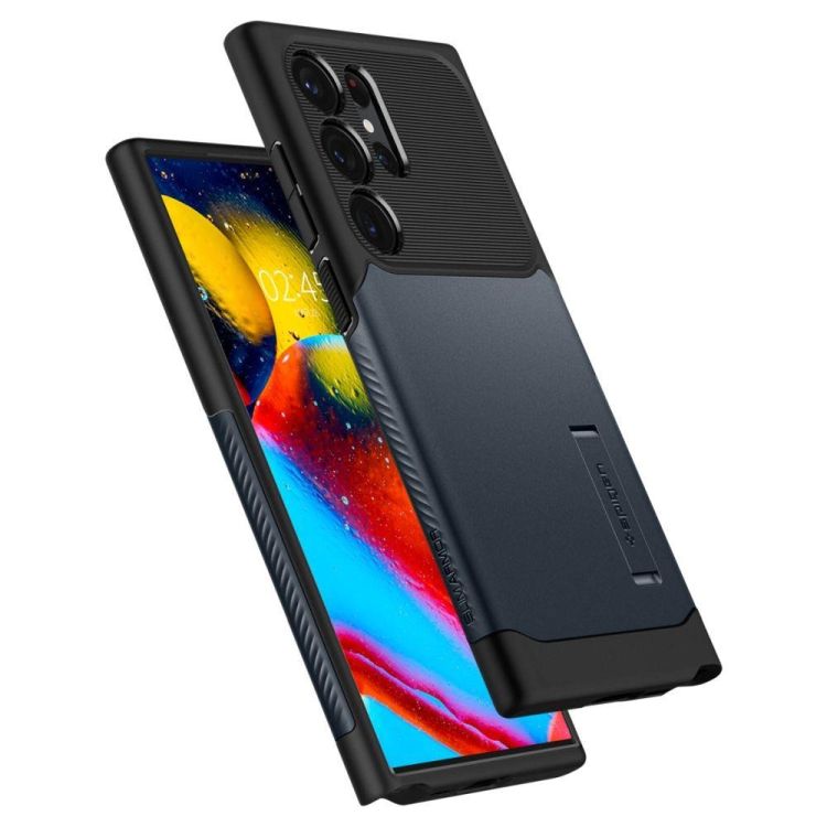 Zadný kryt Spigen Slim Armor Metal Slate – Samsung Galaxy S23 Ultra | Kryty na mobil Kryty na mobil | Zadný kryt Spigen Slim Armor Metal Slate – Samsung Galaxy S23 Ultra | Kryty na mobil