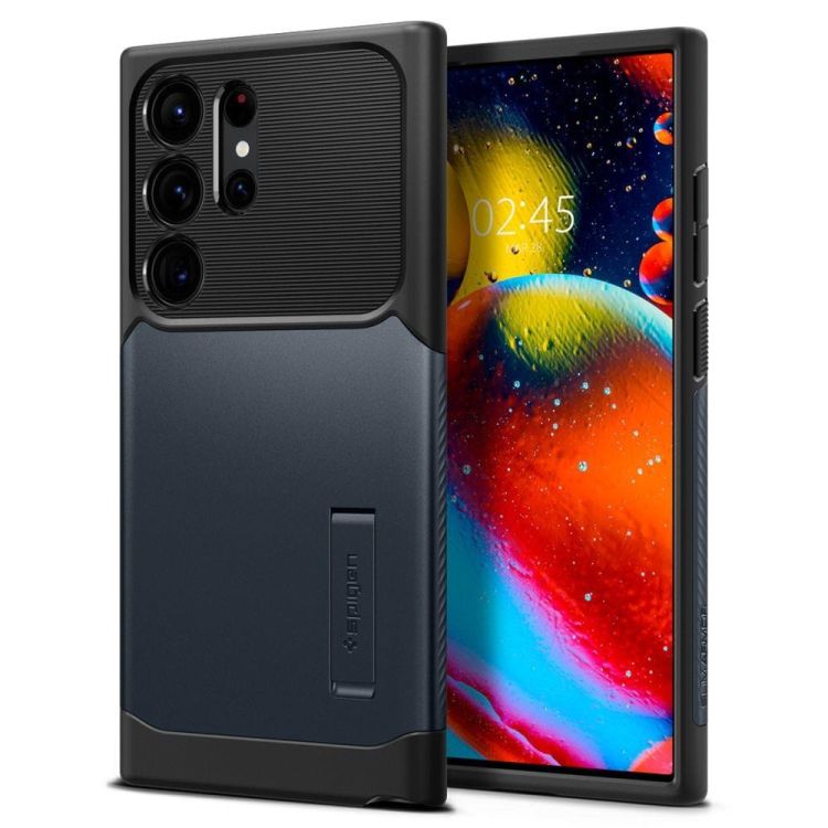 Zadný kryt Spigen Slim Armor Metal Slate – Samsung Galaxy S23 Ultra | Kryty na mobil Kryty na mobil | Zadný kryt Spigen Slim Armor Metal Slate – Samsung Galaxy S23 Ultra | Kryty na mobil