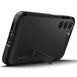 Kryty na mobil | Zadný kryt Spigen Tough Armor čierny – Samsung Galaxy S23 | Kryty na mobil