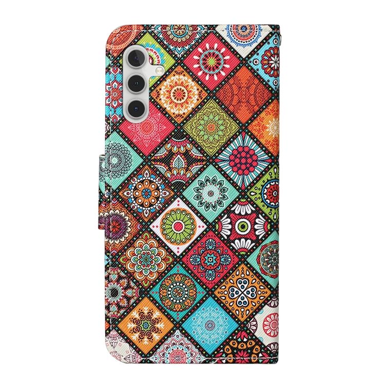 Knižkové puzdro Trendy Cross case Farebné mandaly – Samsung Galaxy A34 5G | Kryty na mobil Kryty na mobil | Knižkové puzdro Trendy Cross case Farebné mandaly – Samsung Galaxy A34 5G | Kryty na mobil