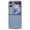 Kryty na mobil | Kryt Carbon Fiber zelený – Oppo Find N2 Flip | Kryty na mobil